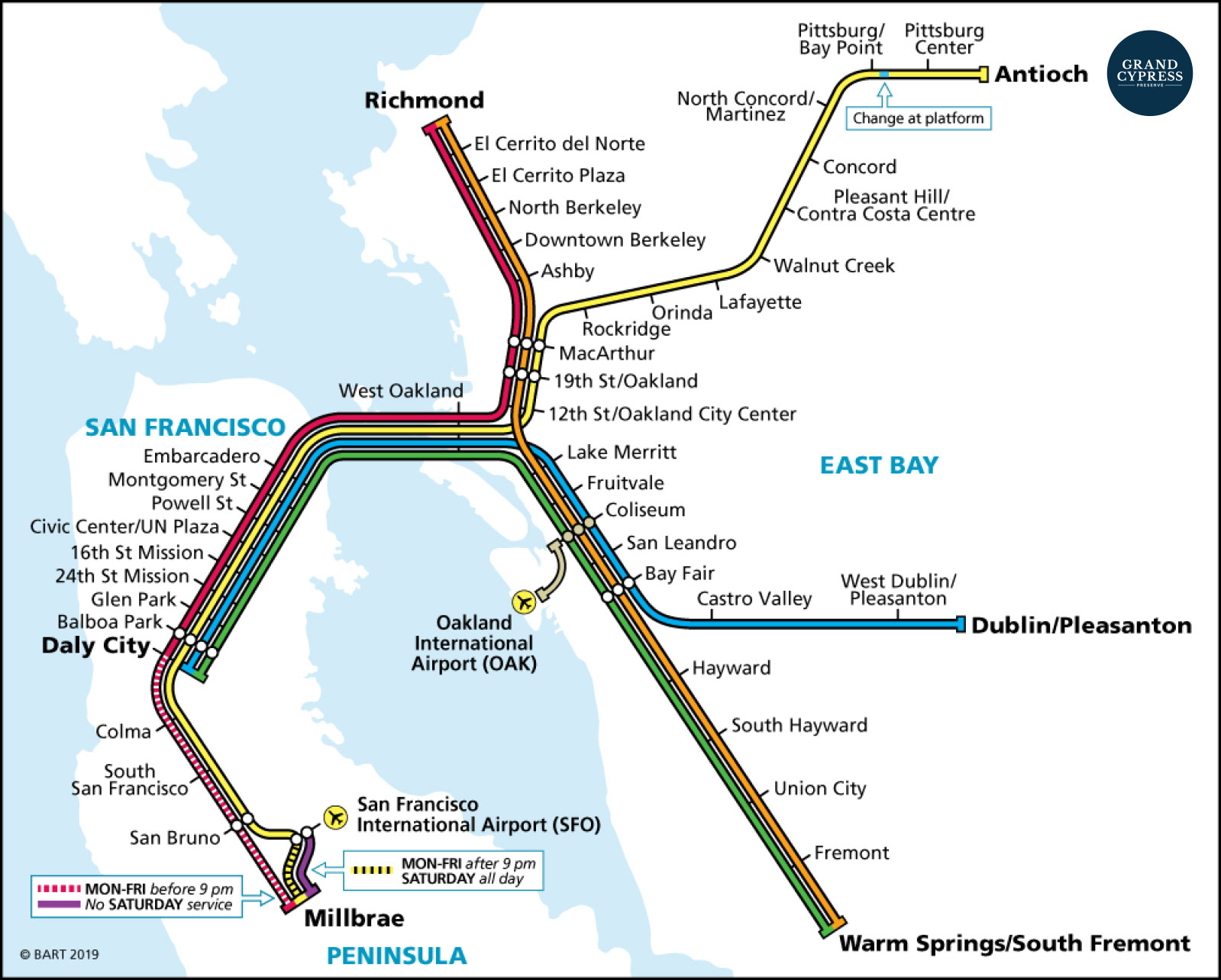 Bart Map